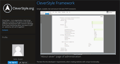 Desktop Screenshot of cleverstyle.org