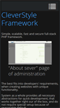 Mobile Screenshot of cleverstyle.org
